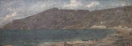 Carl VON HÄBERLIN (1832 - 1911). Gulf of Pozzuoli.