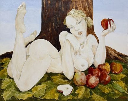 Antonio ABELLÁN (1964). Reclining Female Nude. App