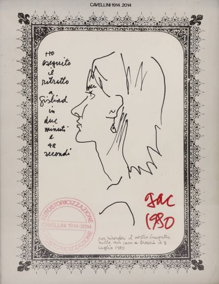 Guglielmo Achille CAVELLINI (1914 - 1990). Portrai