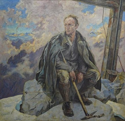 Elk EBER (1892 - 1941). Mountaineer. 1925. Large f