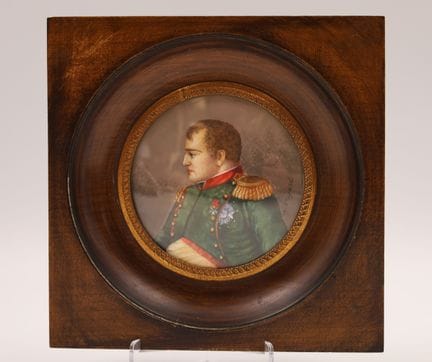 UNLESERLICH SIGNIERT (XVIII). Miniatur-Portrait vo