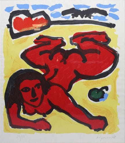 A.R. PENCK (1939 - 2017). "Honen-in-Thoughts". 199