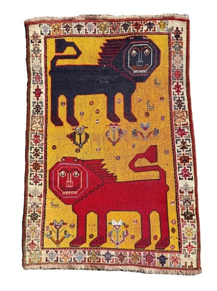 Luri Gabbeh. Circa 152 cm x 106 cm. Intorno al 198