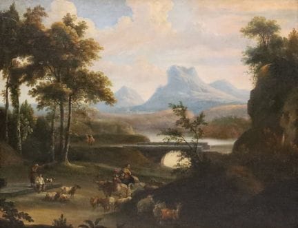 Nicolaes BERCHEM (1620 - 1683) zugeschrieben. Rast