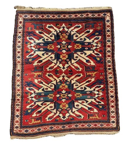 Aigle kazak. Caucase. Environ 192 cm x 162 cm. Mil