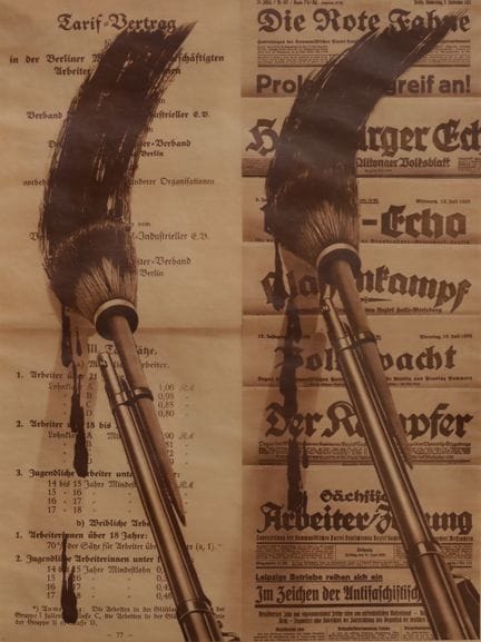 John HEARTFIELD (1891 - 1968). Fotomontaggio. *Arb