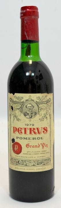1 bouteille de vin rouge. 1979. Château Petrus Pom