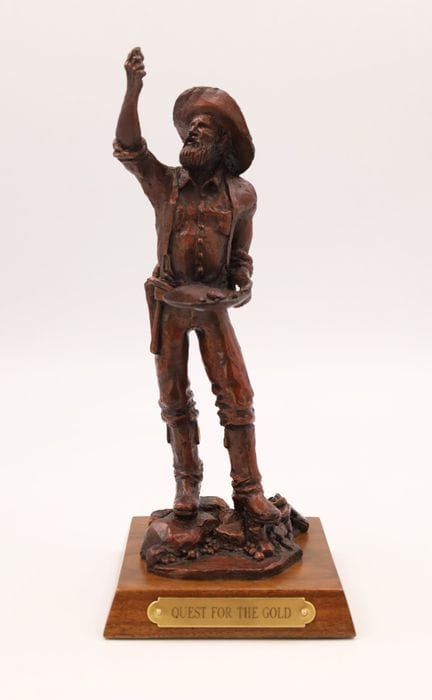 Mark. J. EINERSON (XX). Bronze. « À la recherche d
