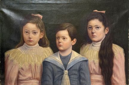 Portraitiste BERNHARDT (XX). Frères et sœurs. 1902