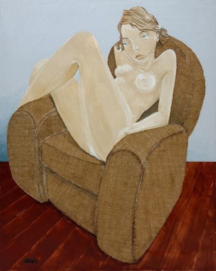 Antonio ABELLÁN (1964). "Desnudo en el sillón". 20