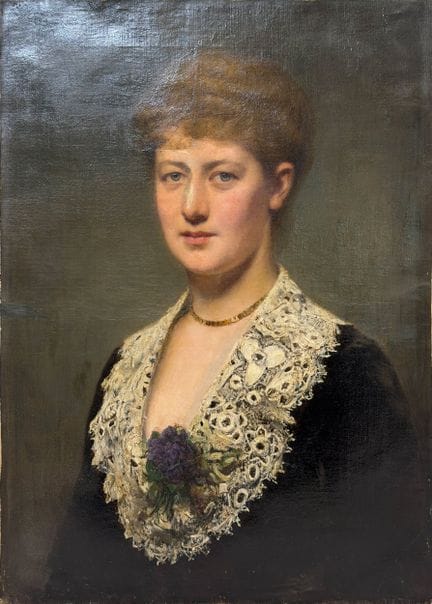 Ernst HILDEBRAND (1833 - 1924). Portrait of a Dist