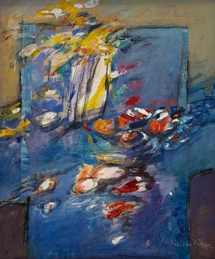 Maria Luisa PÉREZ (XX). "Bodegón". 2001. Approx. 6