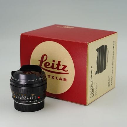 LEICA. 16 mm f/2,8 Fisheye-Elmarit-R. Obiettivo pe