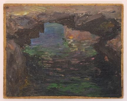 Wilhelm LEFEBRE (1873 - 1974). Étude à l’huile. Gr
