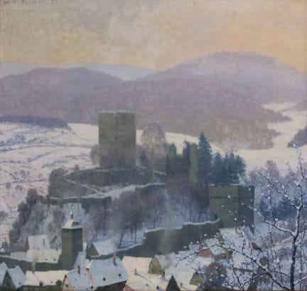 Ernst TOEPFER (1878 - 1955). « Sonnenberg près de 