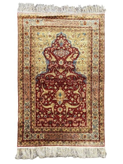 Seta di Kayseri. Turchia. Circa 163 cm x 106 cm. I