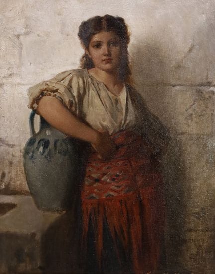 Friedrich Paul THUMANN (1834 - 1908). Portrait of 