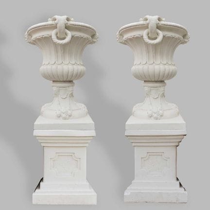 URNE DA GIARDINO IN STILE ITALIANO, COPPIA
su pied