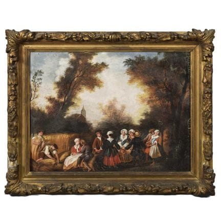 DOPO NICOLAS LANCRET (SCUOLA CONTINENTALE DEL XIX 