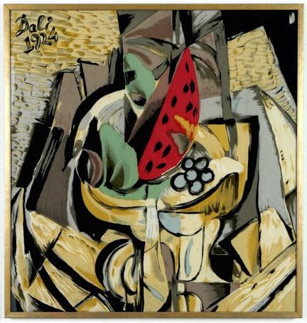 Ispirata a Salvador Dalí, NATURA MORTA CON FRUTTA 
