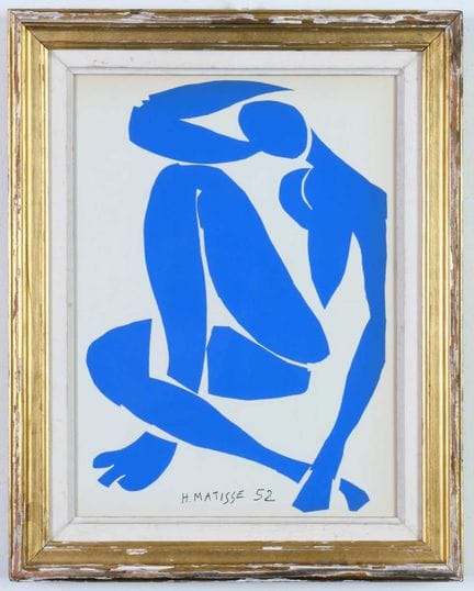 HENRI MATISSE NU BLEU III
firmata sulla lastra, li