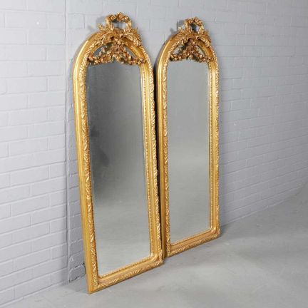 MIROIRS DE QUAI DE STYLE BELLE ÉPOQUE, PAIRE
cadre