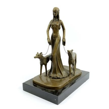 SCULTURA IN STILE CHIPARUS
metallo fuso, altezza c