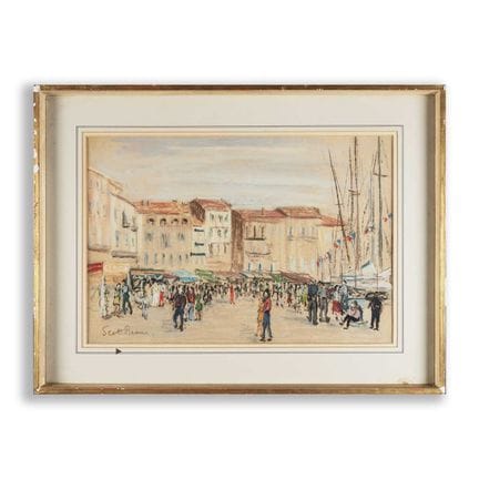 SCOTT BERENS NICE HARBOUR
Pastello, 37 cm x 54 cm,