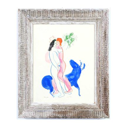 MARC CHAGALL COULEUR AMOUR: LA BLEUE - 1958
Rara s