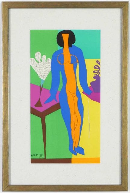 HENRI MATISSE (FRANCESE 1869-1954) ZULMA
litografi