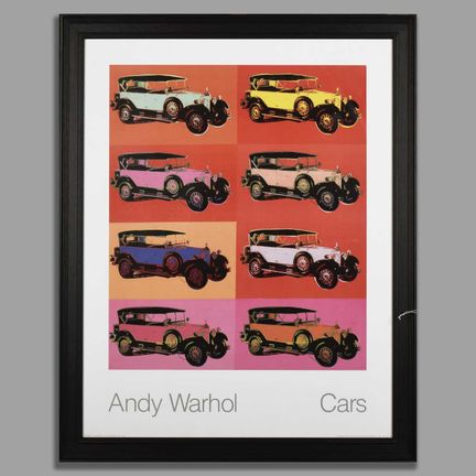 ANDY WARHOL (AMERICANO 1928-1987) AUTO
Serigrafia,