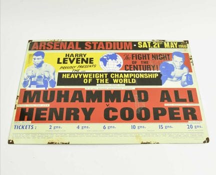 POSTER RIPRODUZIONE MUHAMMAD ALI VS HENRY COOPER
s