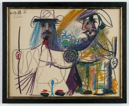 PABLO PICASSO (SPAGNOLO 1881-1973) LITOGRAFIA “DEU