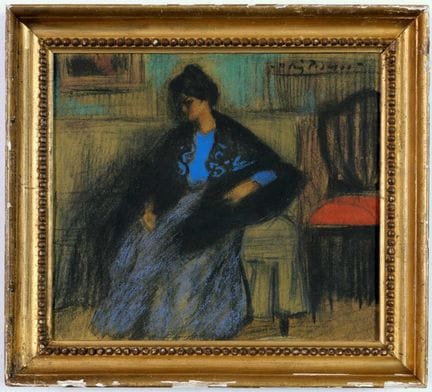 PABLO PICASSO FEMME AU CHALE
firmato sulla lastra,