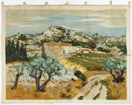 YVES BRAYER PAYSAGE DES BAUX-DE-PROVENCE
firmato s
