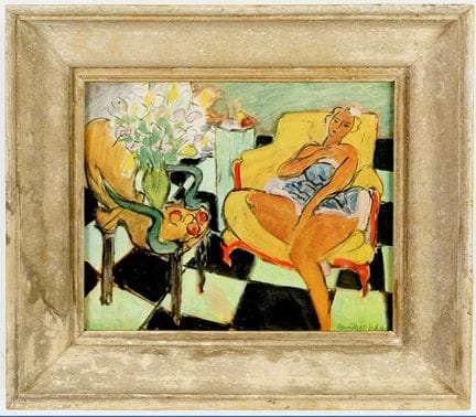 DOPO HENRI MATISSE (FRANCESE, 1869-1954) DONNA SU 