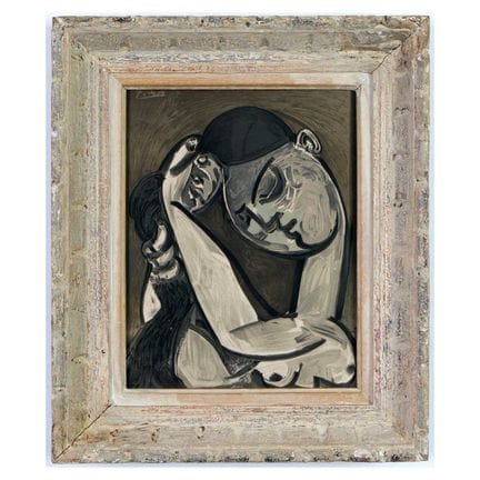 PABLO PICASSO FEMME SE COIFFANT
litografia su cart