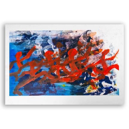 „ECSTATIC“ IV
59 x 42 cm. Acryl auf Papier.