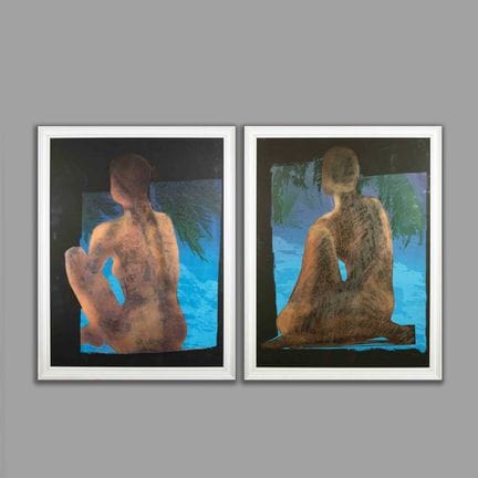 IVOR ABRAHAMS VAHINE I Y VAHINE II 
Serigrafías, 1