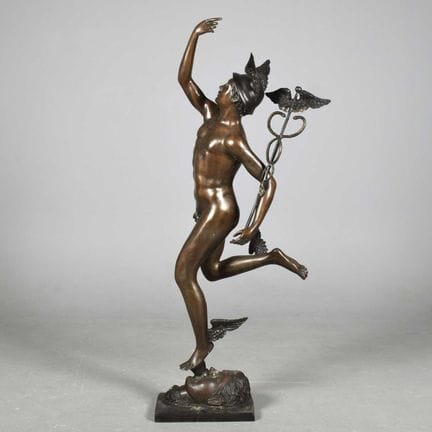 SEGÚN GIAMBOLOGNA, MERCURIO 
bronce fundido, 163 c
