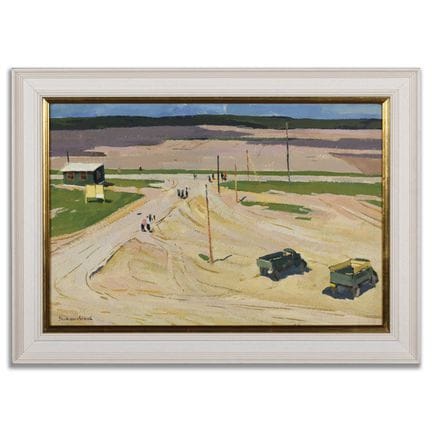 尤里·马图舍夫斯基（1930-1999）《收获日落》 1960年代
木板油画，41.5厘米 × 69