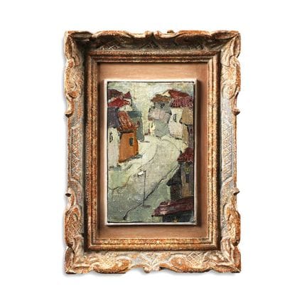 ATTRIBUÉ À M. MAMULADZE – PAYSAGE URBAIN DE TBILIS
