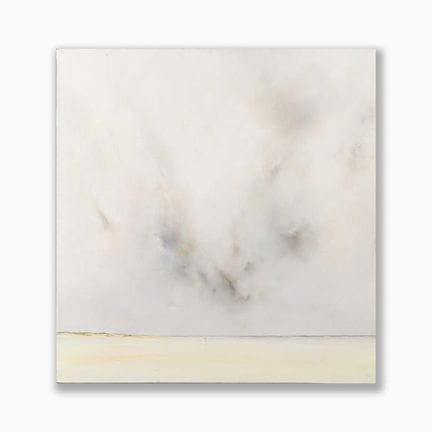 20至21世纪 学校海滩场景（含人物）
布面油画，70厘米×70厘米，署有缩写签名