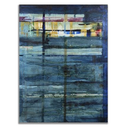 《20世纪画派 倒影蓝 第二号》
布面油画，122厘米 × 91厘米。