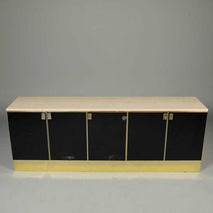 ATTRIBUTED TO MAISON JANSEN 1970s FRENCH LACQUERED