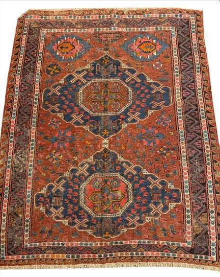 ANTIQUE SOUMAC RUG 
184cm x 153cm