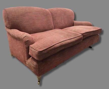 HOWARD STYLE SOFA 
russet chenille on beechwood fe