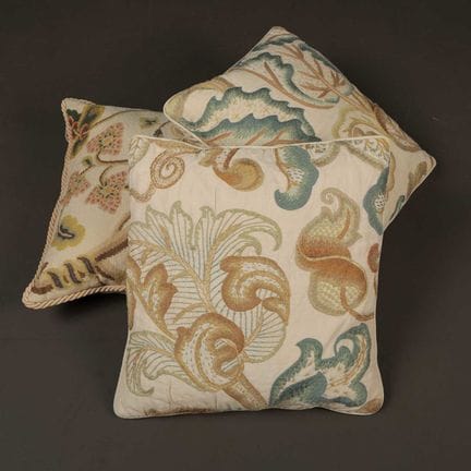CHELSEA TEXTILES CUSHIONS (3) 
largest 45cm x 47cm