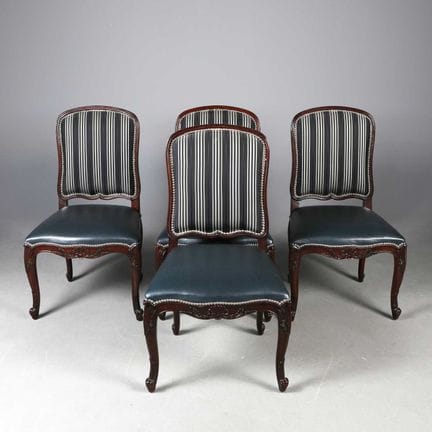 RALPH LAUREN NOBLE ESTATE DINING SIDE CHAIRS, A SE