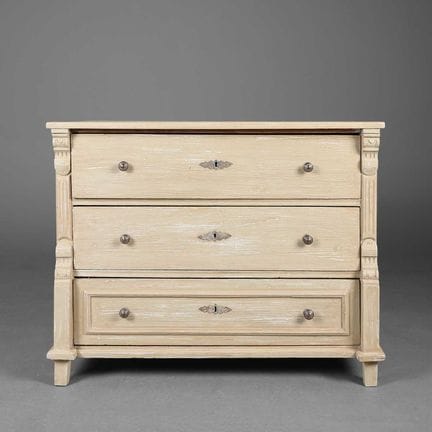 COMMODE 
19th century French traditionally grey pa